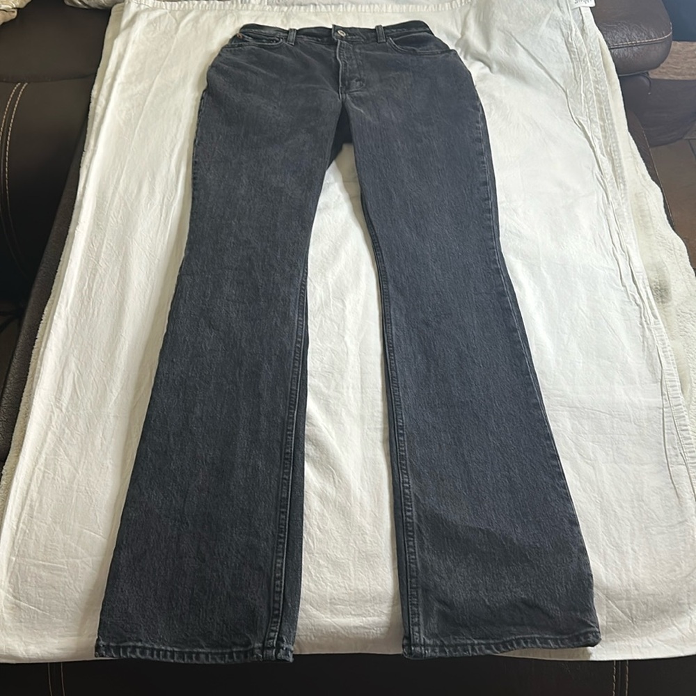 Abercrombie & Fitch Black Flare Jeans 26 LONG